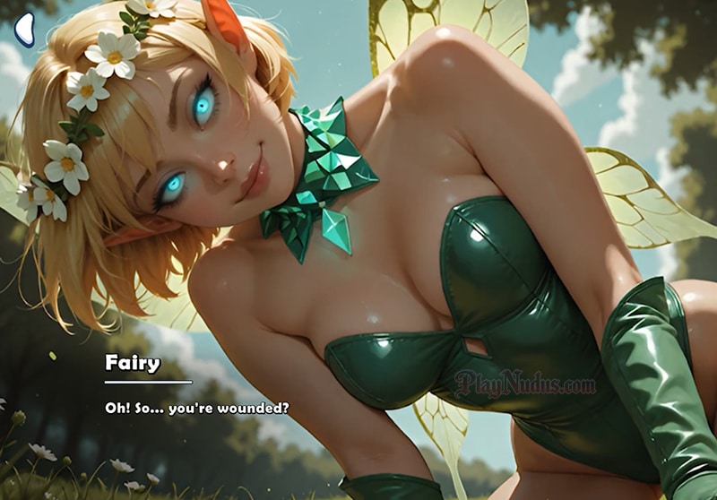 Unlocked Fairy character scene in Nudus